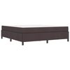vidaXL Boxspringbed Donkerbruin 180 x 200 cm Stof