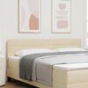vidaXL Hoofdbord met hoofdeinde Cr&egrave;me 180 cm Nep Leer