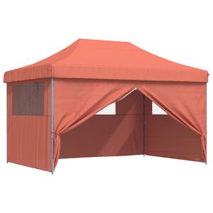 vidaXL Partytent 292 x 440 x 315 cm Terracotta Oxford Stof