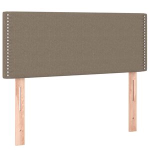 vidaXL Hoofdbord 90x5x78/88 cm stof taupe