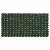 vidaXL Balkonscherm met bladeren Donkergroen 200 x 100 cm