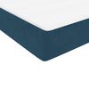 vidaXL Boxspring met matras en LED fluweel donkerblauw 80x210 cm
