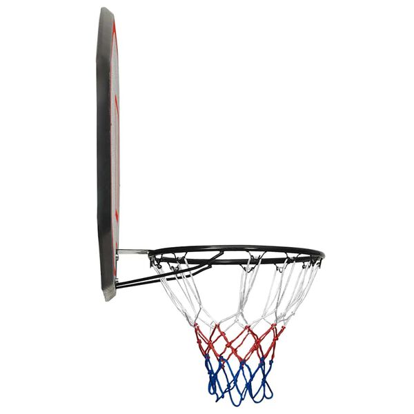 vidaXL Basketbalbord 109x71x3 cm polyetheen zwart