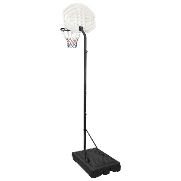 vidaXL Basketbalstandaard 282-352 cm polyethyleen wit