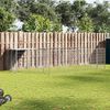 vidaXL Hondenkennel 8,47 m² staal zilverkleurig