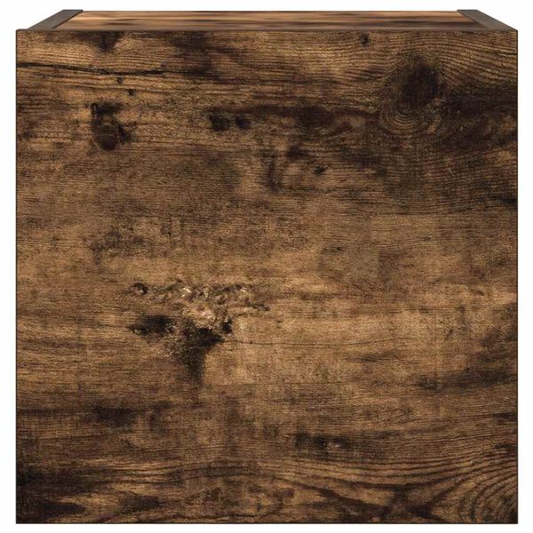vidaXL Tv-wandmeubelen 4 st 30,5x30x30 cm gerookt eikenkleurig