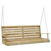 vidaXL Schommelbank 155x65x60 cm ge&iuml;mpregneerd grenenhout