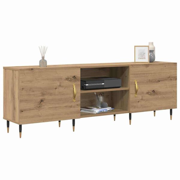 vidaXL TV-kast artisanaal eikenkleurig 150 x 30 x 50 cm Bewerkt hout