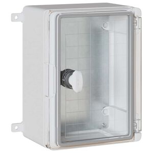 vidaXL Bedieningskast Grijs 25 x 13 x 24 cm ABS Kunststof