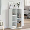 vidaXL Boekenkast/dressoir 50x25x80 cm bewerkt hout wit