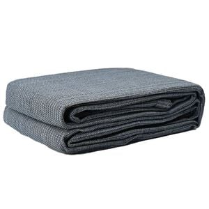 vidaXL Tenttapijt Blauw en Grijs 200 x 200 cm Polyetheen
