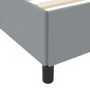 vidaXL Boxspringbed Lichtgrijs 100 x 200 cm Stof