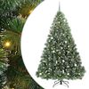 vidaXL Kunstkerstboom met 300 LED met standaard Groen 240 cm PE en PVC