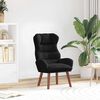 vidaXL Fauteuil Zwart 69 x 74 x 93 cm Fluweel