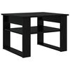 vidaXL Salontafel Zwart Eiken 64 x 54 x 44 cm Bewerkt hout