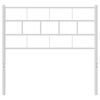 vidaXL Vervangend hoofdbord 107 cm metaal wit
