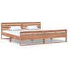 vidaXL Bedframe massief teakhout 200x200 cm