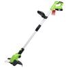 vidaXL Accugrastrimmer met accu 20 V 1500 mAh Li-ion