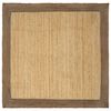 vidaXL Gebied Tapijt Grijs 300 x 300 cm Jute
