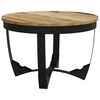 vidaXL Salontafel 60x40 cm massief ruw mangohout