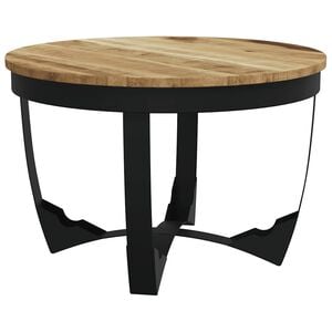 vidaXL Salontafel 60x40 cm massief ruw mangohout