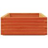 vidaXL Plantenbak 110x60x26,5 cm massief grenenhout wasbruin
