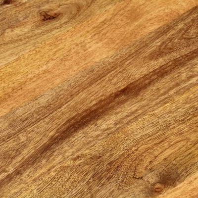 vidaXL Tafelblad ovaal 80x40x2,5 cm massief mangohout