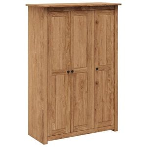 vidaXL Kledingkast 3 deuren Panama Range 118x50x171,5 cm grenenhout