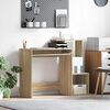 vidaXL Bureau met lade Sonoma Eiken 106 x 41 x 88.5 cm Bewerkt hout