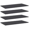vidaXL Wandschappen 4 st 80x40x1,5 cm spaanplaat grijs