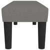 vidaXL Bankje 100x30x30 cm stof donkergrijs