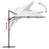vidaXL Tuin Cantilever Parasol Zand 372 x 198 x 243 cm