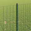 vidaXL Hek met Paal Groen 1 x 25 m Staal en PVC