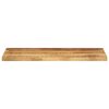 vidaXL Tafelblad rechthoekig 80x20x2,5 cm massief ruw mangohout