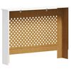 vidaXL Radiatorombouwen 2 st 112x19x81,5 cm MDF wit