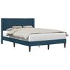 vidaXL Bedframe met hoofdeinde Blauw 120 x 200 cm Fluweel