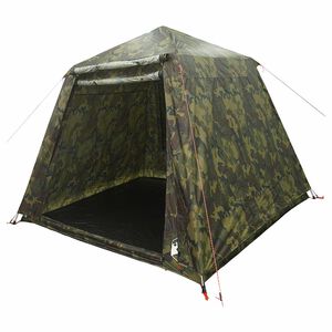 vidaXL Vis tent Snelle Vrijgave 4-persoons Lichte Camouflage
