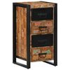 vidaXL Ladekast 40x40x75 cm massief gerecycled hout meerkleurig