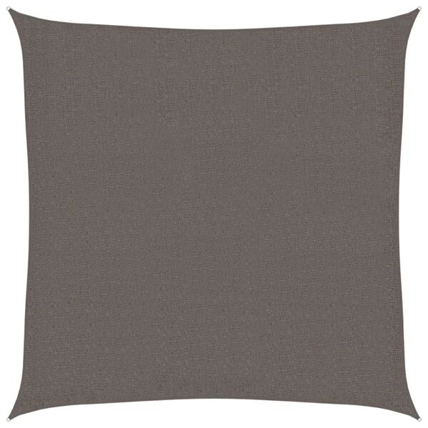vidaXL Zonnescherm HDPE vierkant 3,6x3,6 m antraciet