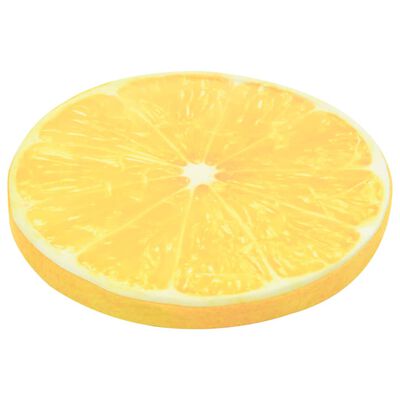 vidaXL Kussens met fruitprint sinaasappel 2 st