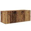 vidaXL Tv-meubelset Wandgemonteerd 4 pcs Oud Hout Bewerkt hout