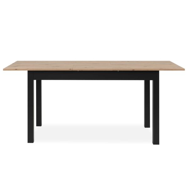 Finori Eettafel verlengbaar Coburg 120 artisan eiken en zwart