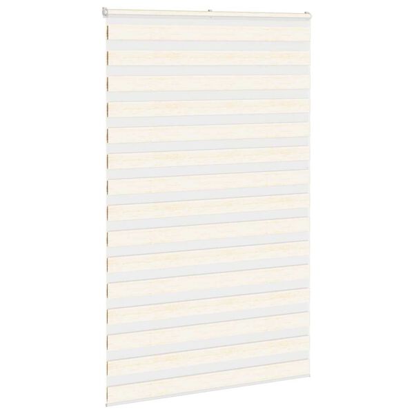 vidaXL Zebra Blind 145x230cm stofbreedte 140,9cm polyester marmerbeige