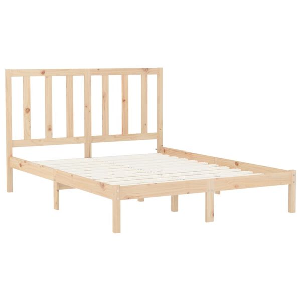 vidaXL Bedframe massief hout 160x200 cm