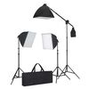 vidaXL Verlichtingsset met 3 fotolampen met statief en softbox