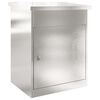 vidaXL Pakket inwerp box Zilver 47,5 x 38 x 59 cm Roestvrij staal