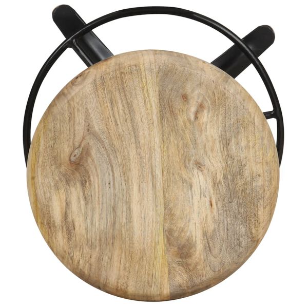 vidaXL Barkrukken 2 st 52 cm massief mangohout