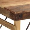 vidaXL Eettafel Bruin 110 x 55 x 76 cm massief gerecycled hout