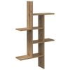 vidaXL Wandplank Artisanaal eiken 61 x 15 x 102 cm Bewerkt hout