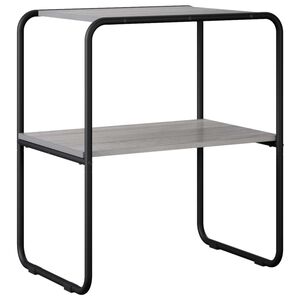 vidaXL Wandtafel Grijs Sonoma 60 x 42,5 x 70 cm Bewerkt hout